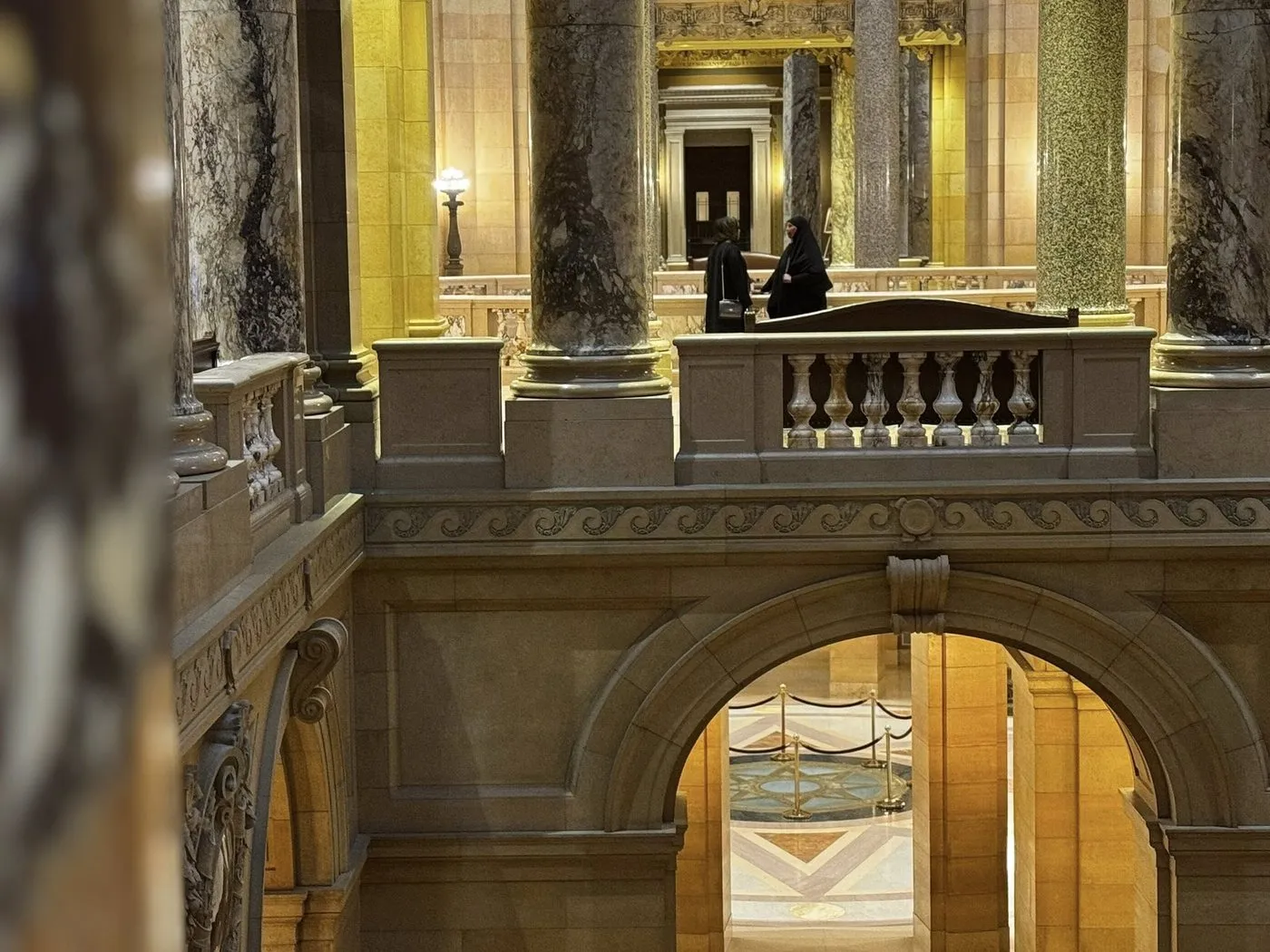 Inside the Minnesota State Capitol.